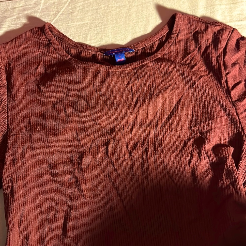 Short-Sleeve Ribbed Bodysuit